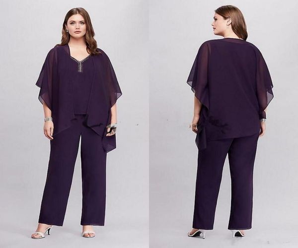 purple three pieces flowy plus size pantsuit with asymmetrical jacket 2018 new custom make mother of the bride groom pant suit gow9973895, Black;red
purple three pieces flowy plus size pantsuit with asymmetrical jacket 2018 new custom make mother of the bride groom pant suit gow9973895, Black;red
