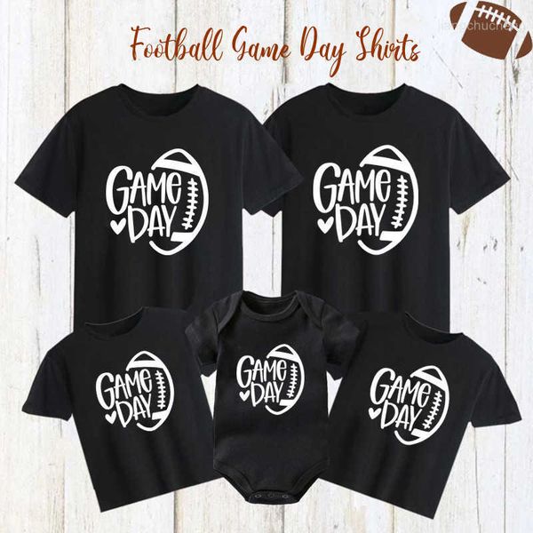 family matching outfits new family game day shirt cotton short sleeve matching mom and dad child t-shirt baby jumpsuit funny family football, Blue
family matching outfits new family game day shirt cotton short sleeve matching mom and dad child t-shirt baby jumpsuit funny family football, Blue