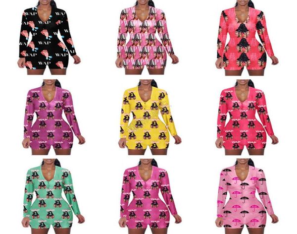 women jumpsuit wap letters umbrella printed long sleeves shorts romper v neck home jumpsuits caroon casual siamese trousers sxxl 6578551, White
women jumpsuit wap letters umbrella printed long sleeves shorts romper v neck home jumpsuits caroon casual siamese trousers sxxl 6578551, White