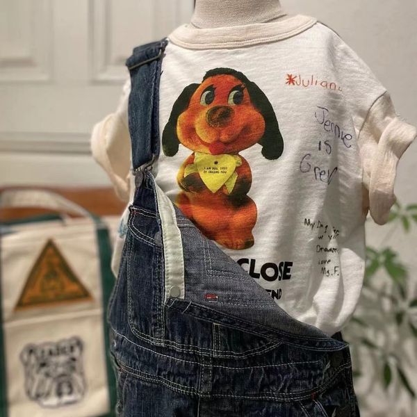 tongchao brand children's clothing dd japanese children's clothing short sleeved cute dog graffiti t-shirt with children's fo, Blue
tongchao brand children's clothing dd japanese children's clothing short sleeved cute dog graffiti t-shirt with children's fo, Blue