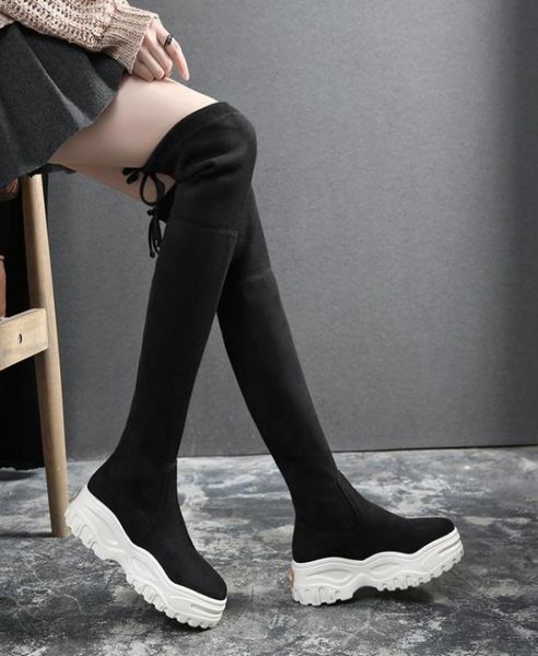 elastic overtheknee women boots fashion 2020 round toe autumnwinter boots with platform yha0111838720, Black
elastic overtheknee women boots fashion 2020 round toe autumnwinter boots with platform yha0111838720, Black