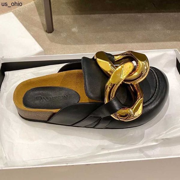 slippers brand new ja london women suede loafer mules casual booties wood flat heel slides big chain slippers genuine leather luxurys design, Black
slippers brand new ja london women suede loafer mules casual booties wood flat heel slides big chain slippers genuine leather luxurys design, Black