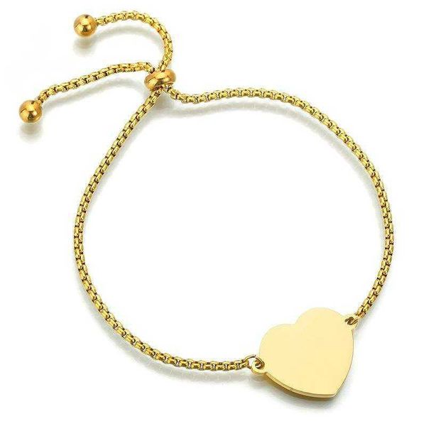 selling trend fine polished heart-shaped bracelet stainless steel love adjustable pull personalized lettering, Golden;silver
selling trend fine polished heart-shaped bracelet stainless steel love adjustable pull personalized lettering, Golden;silver