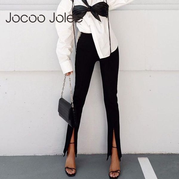 capris women zipper high waist split trousers elegant office lady solid long pants casual spring slim pants office wear, Black;white
capris women zipper high waist split trousers elegant office lady solid long pants casual spring slim pants office wear, Black;white