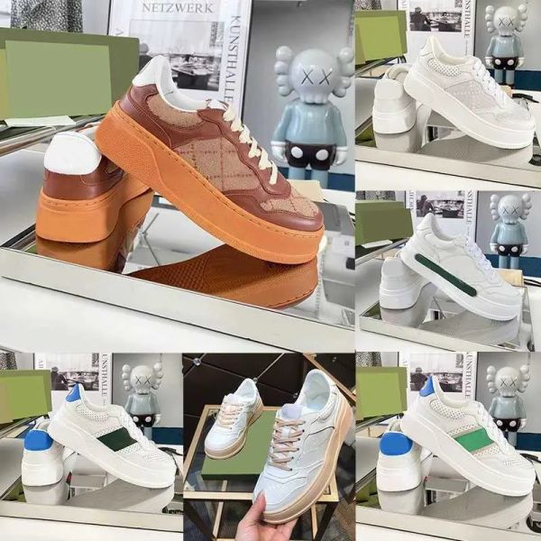 designer casual shoes double g printed embossed sneakers women men thick bottom white shoes can lnv, Black
designer casual shoes double g printed embossed sneakers women men thick bottom white shoes can lnv, Black
