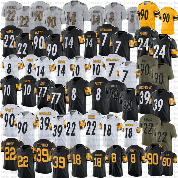najee harris kenny pickett football jersey t.j. watt trubisky minkah fitzpatrick steeleres joey porter jr broderick jones roethlisberger joh, Black;red
najee harris kenny pickett football jersey t.j. watt trubisky minkah fitzpatrick steeleres joey porter jr broderick jones roethlisberger joh, Black;red