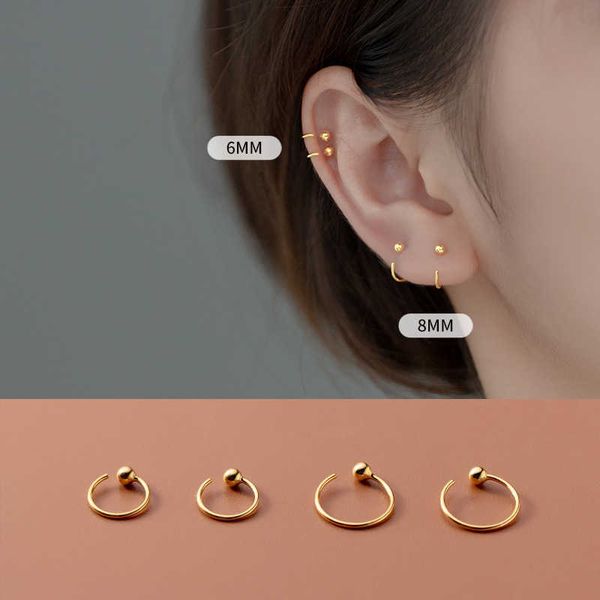 charm lavifam 925 sterling silver thin ear hook mini bead earrings circle open huggies hoops ear piercing jewelry accessories aa230519, Golden
charm lavifam 925 sterling silver thin ear hook mini bead earrings circle open huggies hoops ear piercing jewelry accessories aa230519, Golden