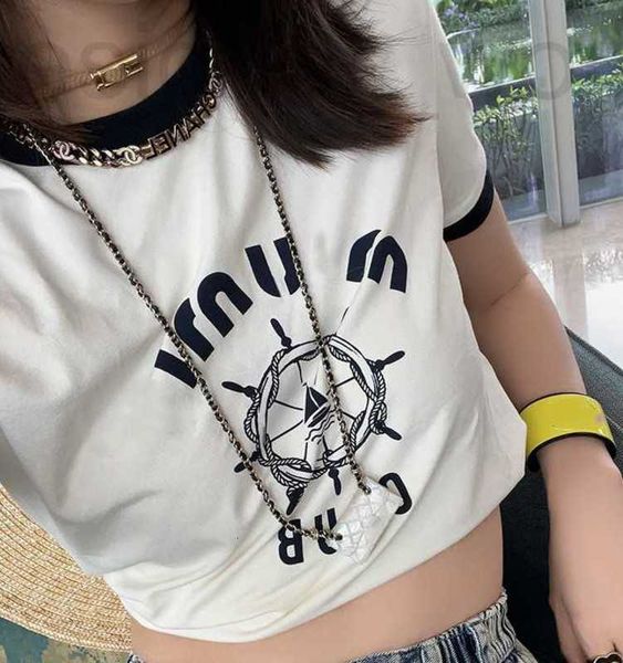 women's t-shirt designer cotton-blend tee printed rudder embroidery shorts yoga suit o neck sleeve sports lady solid elastic femme vint, White
women's t-shirt designer cotton-blend tee printed rudder embroidery shorts yoga suit o neck sleeve sports lady solid elastic femme vint, White