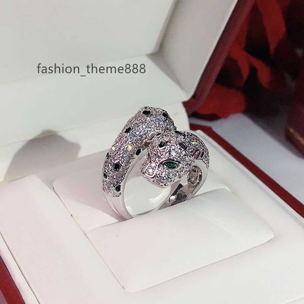 personality domineering double black spot leopard head ring women's ring luxurious dance giving gifts golden rings, Silver
personality domineering double black spot leopard head ring women's ring luxurious dance giving gifts golden rings, Silver