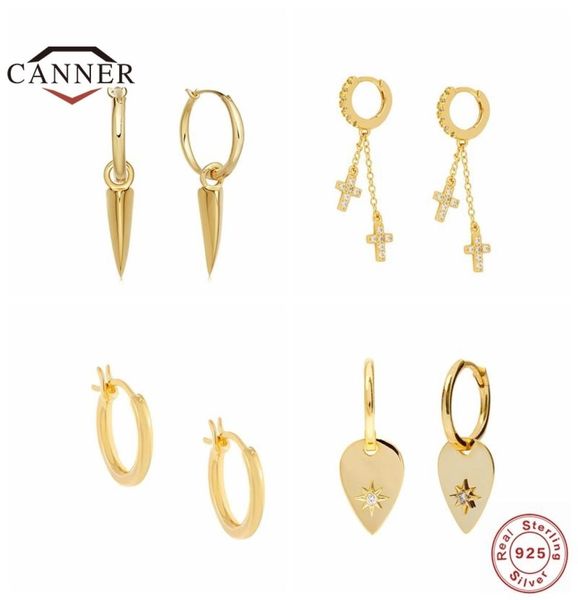 canner real 925 sterling silver 18k gold plated cz zircon hoop earrings for women piercing earring ear buckle jewelry pendientes1187513, Golden
canner real 925 sterling silver 18k gold plated cz zircon hoop earrings for women piercing earring ear buckle jewelry pendientes1187513, Golden
