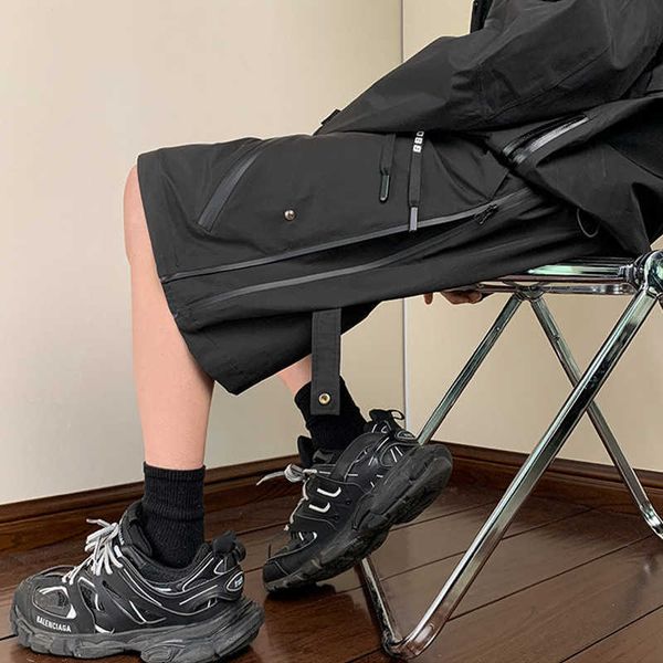 american functional shorts men's summer loose fit oversized design niche zippered pants casual sports five point pants, White;black
american functional shorts men's summer loose fit oversized design niche zippered pants casual sports five point pants, White;black