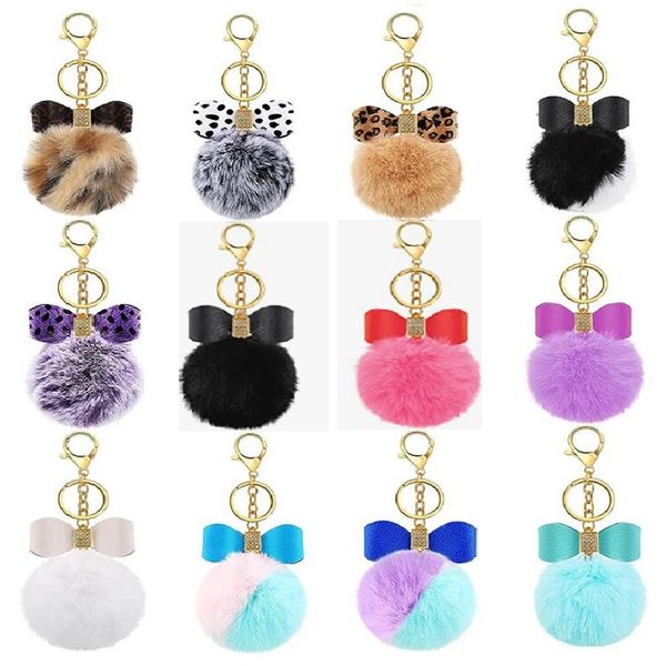 creative faux fur pom pom keychain women girls bag pendant rhinestone pu leather bow keyring for wallet accessory, Silver
creative faux fur pom pom keychain women girls bag pendant rhinestone pu leather bow keyring for wallet accessory, Silver