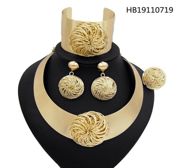 yulaili new nigerian wedding african bridal dubai jewelry sets for women golden and silver big necklace earrings bracelet ring4577264
yulaili new nigerian wedding african bridal dubai jewelry sets for women golden and silver big necklace earrings bracelet ring4577264