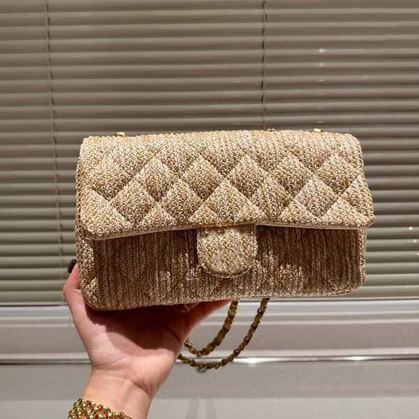 womens classic mini flap raffia square bag luxury designer womens gold metal hardware matelasse chains crossbody shoulder strap sacoche hand
womens classic mini flap raffia square bag luxury designer womens gold metal hardware matelasse chains crossbody shoulder strap sacoche hand