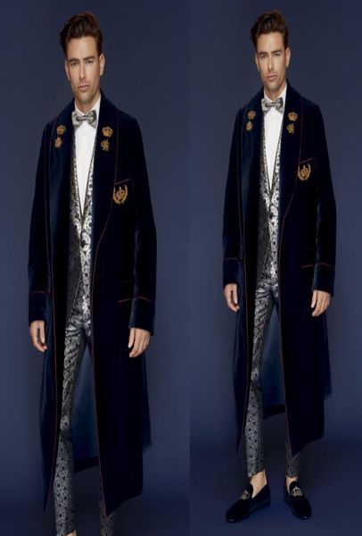 winter new design mens navy velvet fabric overcoats shawl lapel outdoor ankle length coats windproof warm outwear for male7841657, Black;gray
winter new design mens navy velvet fabric overcoats shawl lapel outdoor ankle length coats windproof warm outwear for male7841657, Black;gray