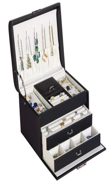 jewlery box with large capacity ornament ear stud simple and exquisite necklace ring household highend jewelry 2110138070433, Black;white
jewlery box with large capacity ornament ear stud simple and exquisite necklace ring household highend jewelry 2110138070433, Black;white