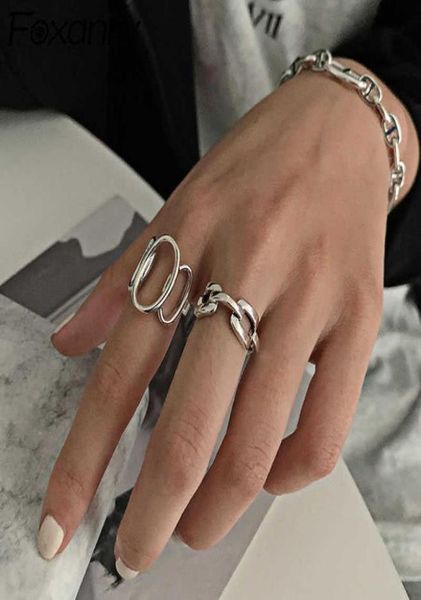 foxanry 925 sterling silver opening rings for women couples fashion simple hollow chain geometric punk hiphop party jewelry gift q7816316
foxanry 925 sterling silver opening rings for women couples fashion simple hollow chain geometric punk hiphop party jewelry gift q7816316