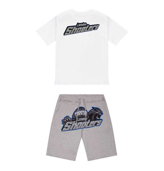men's summer trapstar t shirt short sleeve shorts shooter suit london street fashion cotton comfort couple motion 5ess, White;black
men's summer trapstar t shirt short sleeve shorts shooter suit london street fashion cotton comfort couple motion 5ess, White;black