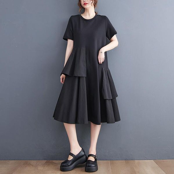 dresses black ruffle dress 2023 new arrival korea style street fashion women casual summer dress office lady work midi dress, Black;gray
dresses black ruffle dress 2023 new arrival korea style street fashion women casual summer dress office lady work midi dress, Black;gray