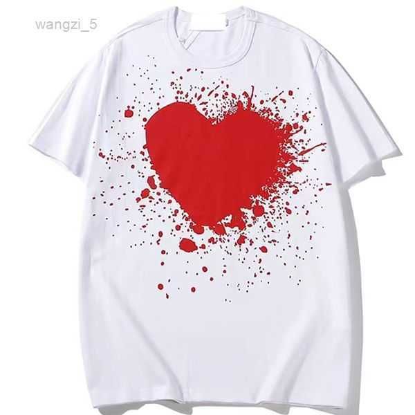 cdg fashion mens play t shirt designer red heart commes casual women shirts des badge garcons high quanlity tshirts cotton embroidery 3 5r9o, White;black
cdg fashion mens play t shirt designer red heart commes casual women shirts des badge garcons high quanlity tshirts cotton embroidery 3 5r9o, White;black