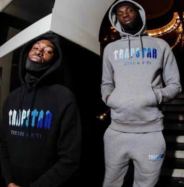 men's tracksuits trapstar hoodie sweatshirt set men towel embroidery winter fleece hoodied sweatshirts tracksuit 9ess, Gray
men's tracksuits trapstar hoodie sweatshirt set men towel embroidery winter fleece hoodied sweatshirts tracksuit 9ess, Gray