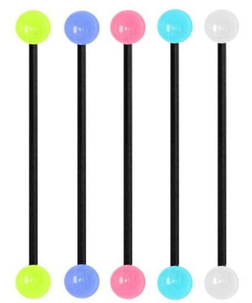 tongue barbell t15 100pcslot mix 5 color piercing body jewelry glow in the dark fake tongue ring industrial piercing barbell5622171, Silver
tongue barbell t15 100pcslot mix 5 color piercing body jewelry glow in the dark fake tongue ring industrial piercing barbell5622171, Silver