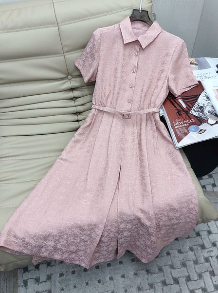casual dresses european luxury designer dress spring/summer 2023 new polo neck short sleeve waist wrapped jacquard dress, Black;gray
casual dresses european luxury designer dress spring/summer 2023 new polo neck short sleeve waist wrapped jacquard dress, Black;gray
