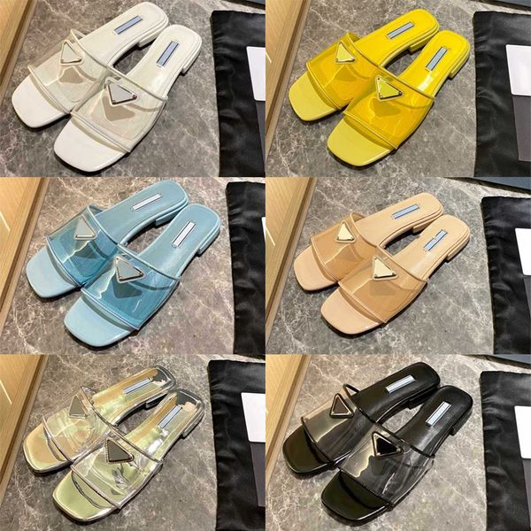 2023 designer ladies slippers rubber bottom transparent triangle label jelly shoe cover versatile fashion lazy square toe flat sandals loafe, Black
2023 designer ladies slippers rubber bottom transparent triangle label jelly shoe cover versatile fashion lazy square toe flat sandals loafe, Black