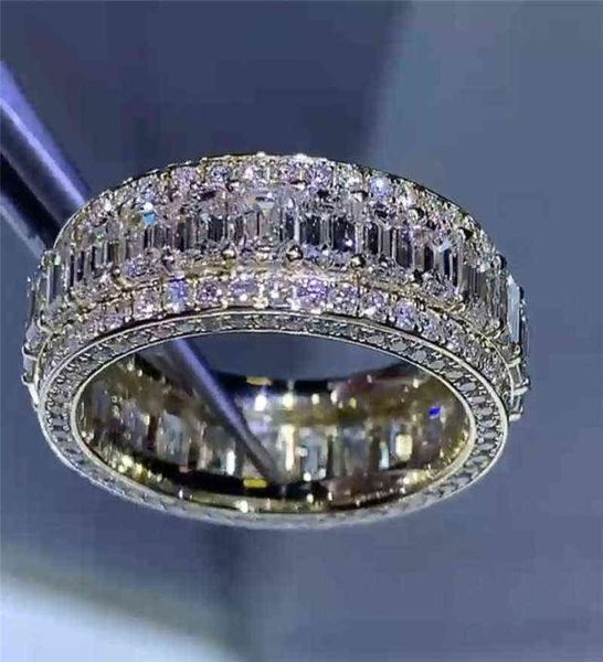 choucong brand luxury jewelry 925 sterling silver fill full t princess cut white z cz diamond gemstones party moissanite women2331084, Golden;silver
choucong brand luxury jewelry 925 sterling silver fill full t princess cut white z cz diamond gemstones party moissanite women2331084, Golden;silver