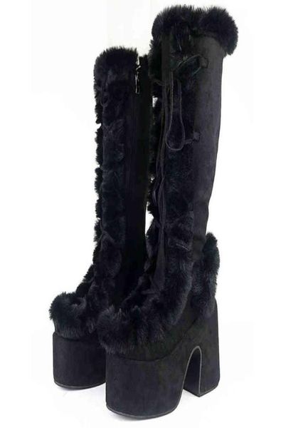boots size 43 brand goth platform chunky high heels fur short plush women039s boots cosplay winter stylish punk snowboots shoes8144126, Black
boots size 43 brand goth platform chunky high heels fur short plush women039s boots cosplay winter stylish punk snowboots shoes8144126, Black