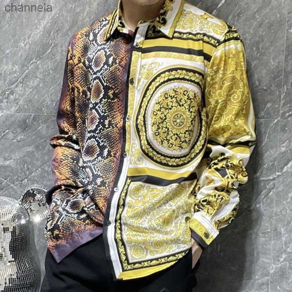 men's casual shirts gold snake stitching printing dress shirts luxury baroque long sleeve black gold palace shirt flower fall social sl, White;black
men's casual shirts gold snake stitching printing dress shirts luxury baroque long sleeve black gold palace shirt flower fall social sl, White;black