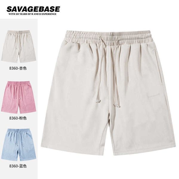 summer washed suede shorts men's and women's trendy american loose fitting couple versatile sports basketball casual capris, White;black 
summer washed suede shorts men's and women's trendy american loose fitting couple versatile sports basketball casual capris, White;black