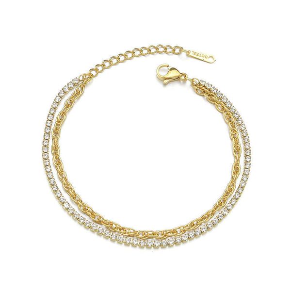 charm bracelets women's new simple claw chain bracelet stainless steel bead with zircon hand jewelry, Golden;silver
charm bracelets women's new simple claw chain bracelet stainless steel bead with zircon hand jewelry, Golden;silver