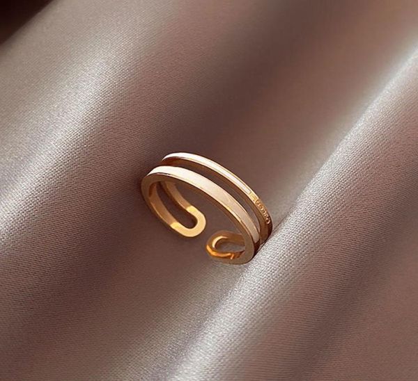 titanium steel double layer drip glazed ring female ins tide specialinterest design light luxury temperament simple bracelet fash5961999, Silver
titanium steel double layer drip glazed ring female ins tide specialinterest design light luxury temperament simple bracelet fash5961999, Silver