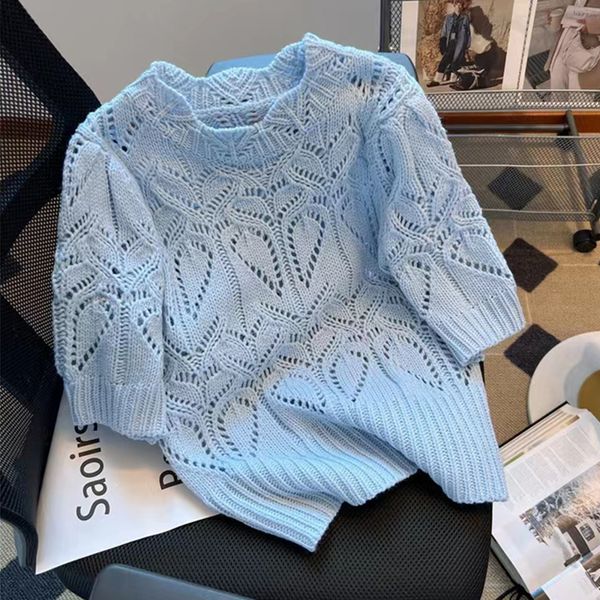 womens tshirt summer thin female hollow out knitted t shirt women short sleeve tshirts 2023 korean fashion womens clothing tee femme 230519, White
womens tshirt summer thin female hollow out knitted t shirt women short sleeve tshirts 2023 korean fashion womens clothing tee femme 230519, White