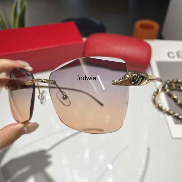 mens designer sunglasses for men leopard head composite metal rimless optical frame classic rectangle square luxury gold sunshade sunglass c, White;black
mens designer sunglasses for men leopard head composite metal rimless optical frame classic rectangle square luxury gold sunshade sunglass c, White;black