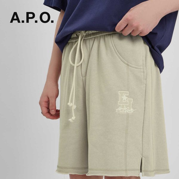 apo men's wear | new summer shorts for men's american street fashion letters embroidered feet edge casual split pants, White;black
apo men's wear | new summer shorts for men's american street fashion letters embroidered feet edge casual split pants, White;black