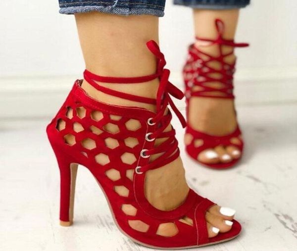 women summer high heels sandals peep toe hollowout stilettos gladiator shoes cut out fashion casual party plus pumps 6ke3380536, Black
women summer high heels sandals peep toe hollowout stilettos gladiator shoes cut out fashion casual party plus pumps 6ke3380536, Black