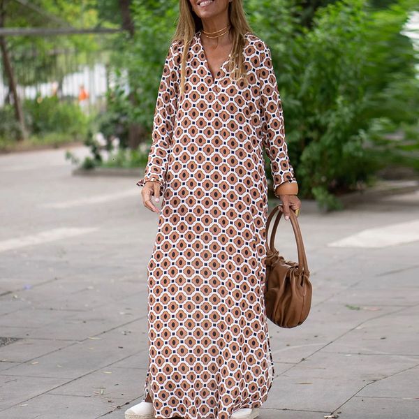 basic casual dresses retro pattern printed half sleeve v-neck dress spring summer women casual loose long party dresses elegant femme maxi d, Black;gray
basic casual dresses retro pattern printed half sleeve v-neck dress spring summer women casual loose long party dresses elegant femme maxi d, Black;gray