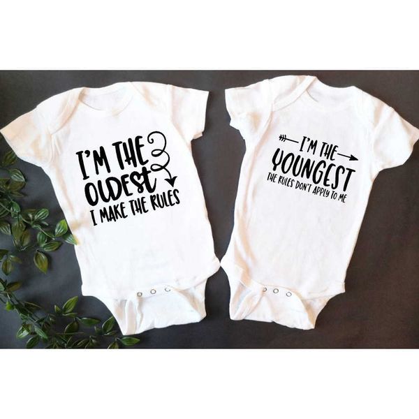 family matching outfits baby twin clothing i am the oldest i am the youngest funny twin clothing cute twin tight fitting clothing g220519, Blue
family matching outfits baby twin clothing i am the oldest i am the youngest funny twin clothing cute twin tight fitting clothing g220519, Blue