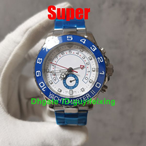 men's big size 44mm watches 116680 eta 2813 automatic mechanical watch silver stainless steel strap dial blue ceramic bezel luminous wr, Slivery;brown
men's big size 44mm watches 116680 eta 2813 automatic mechanical watch silver stainless steel strap dial blue ceramic bezel luminous wr, Slivery;brown