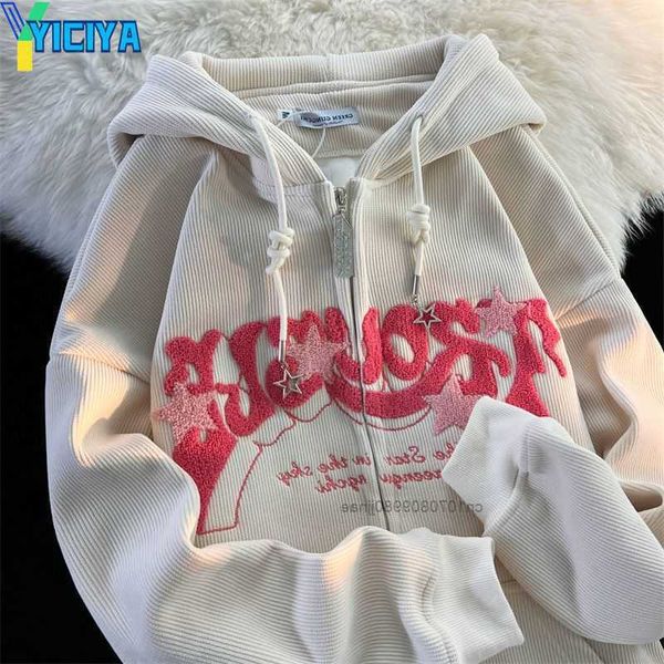 yiciya women's hoodies sweatshirts vintage harajuku street style zip up hoodies cardigan y2k girl korean fashion casual oversized sweat, Black
yiciya women's hoodies sweatshirts vintage harajuku street style zip up hoodies cardigan y2k girl korean fashion casual oversized sweat, Black