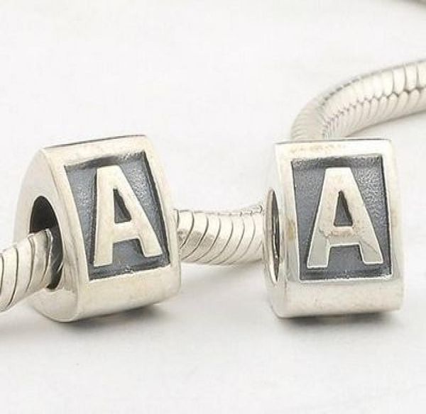 5pcslot solid 925 sterling silver alphabet letter a charm beads fit european pandora style charm bead bracelet6272268, Black
5pcslot solid 925 sterling silver alphabet letter a charm beads fit european pandora style charm bead bracelet6272268, Black