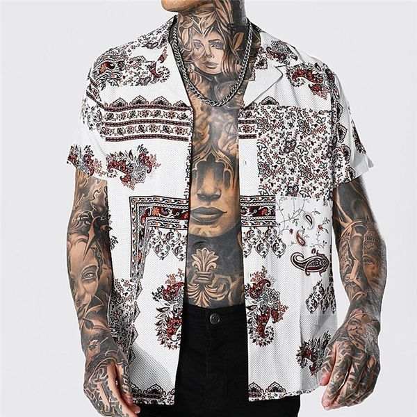 men's casual shirts men's clothing 3d hawaiian shirt men fashion cashew flower geometric printed shirts single-breasted shirt for, White;black
men's casual shirts men's clothing 3d hawaiian shirt men fashion cashew flower geometric printed shirts single-breasted shirt for, White;black