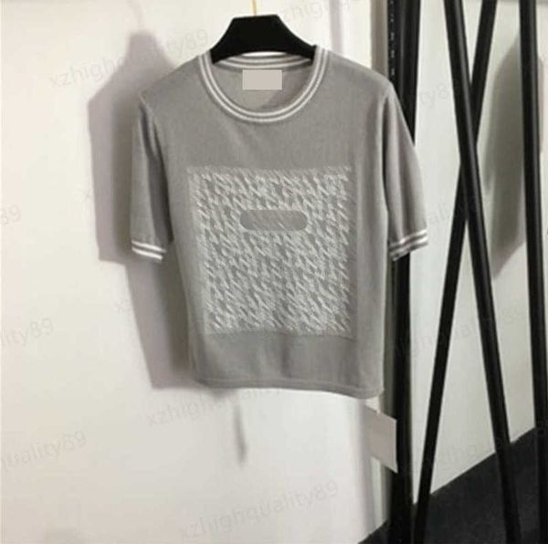 fashion jumper t shirt short sleeve knitted shirts chest letter logo print round neck breathable outdoor wear tshirts designer women clothi, White
fashion jumper t shirt short sleeve knitted shirts chest letter logo print round neck breathable outdoor wear tshirts designer women clothi, White