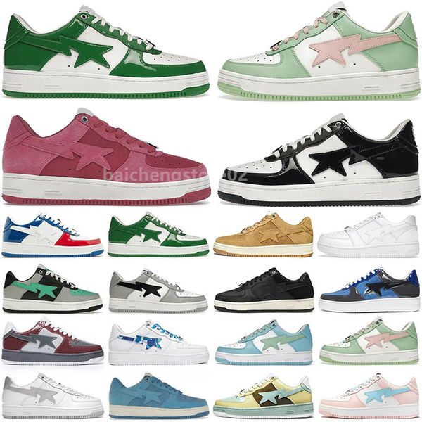 luxury apes sta low nigo casual shoes bathing men women designer sneaker triple white abc como comics black blue patent leather bordeaux gre
luxury apes sta low nigo casual shoes bathing men women designer sneaker triple white abc como comics black blue patent leather bordeaux gre