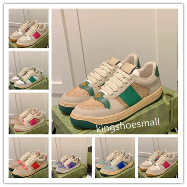2022 designer vintage screener casual dirty shoes men sneaker canvas classic leather web butter beige white ebony green gg''sneake, Black
2022 designer vintage screener casual dirty shoes men sneaker canvas classic leather web butter beige white ebony green gg''sneake, Black