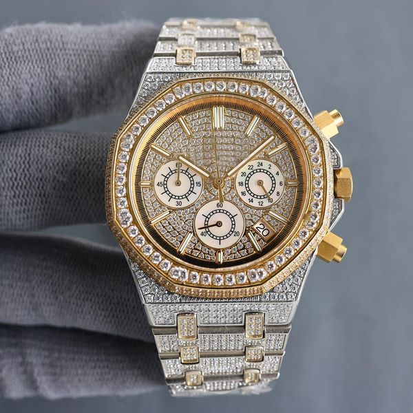 diamond watch quartz movement watches for men 42mm sapphire waterproof wristband men casual business wristwatch montre de luxe, Slivery;brown
diamond watch quartz movement watches for men 42mm sapphire waterproof wristband men casual business wristwatch montre de luxe, Slivery;brown