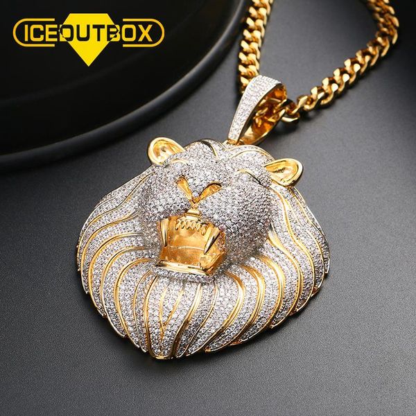 necklaces big exaggeration lion head pendant neckalce hollow back with aaa cubic zircon for men's hip hop jewelry personality fashion g, Silver
necklaces big exaggeration lion head pendant neckalce hollow back with aaa cubic zircon for men's hip hop jewelry personality fashion g, Silver
