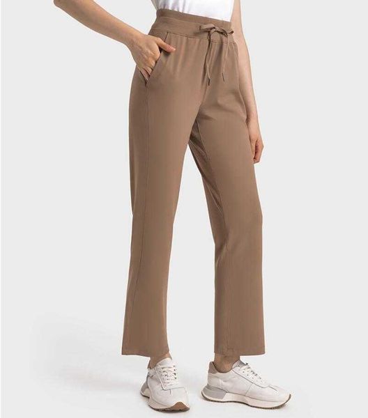lu-389 softstreme straight sleeve yoga pants drawstring casual versatile sports gym leggings women's high waist tight training fitness, Gray
lu-389 softstreme straight sleeve yoga pants drawstring casual versatile sports gym leggings women's high waist tight training fitness, Gray
